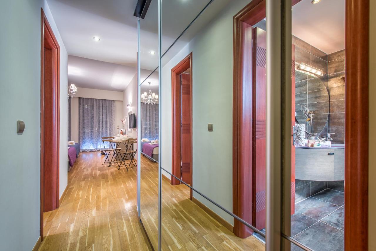 Astarte Villas - Istar Villa With Tennis Court Makhairádhon 外观 照片
